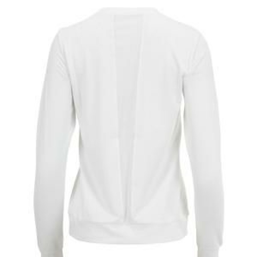 Training * | Tail Women'S Divina Long Sleeve Tennis Top Chalk