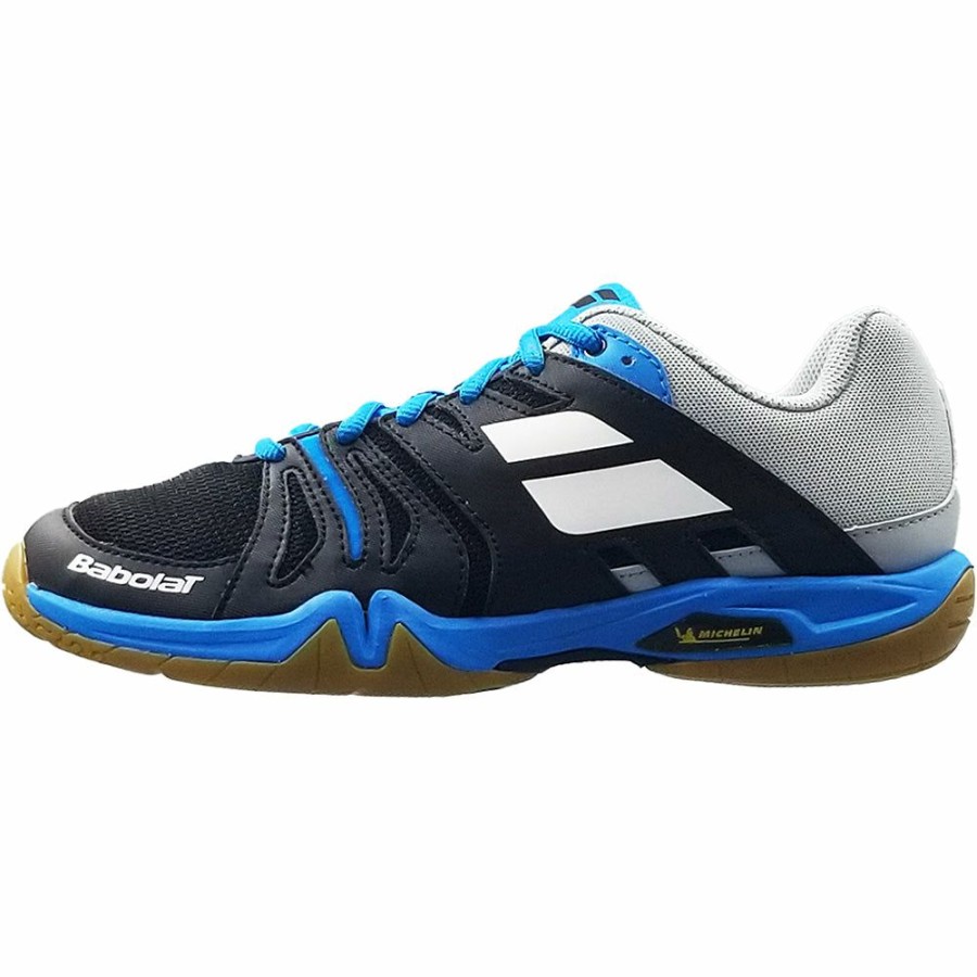 Shoes * | Babolat Shadow Team Men'S Indoor 30F2105-2033 Black/Blue