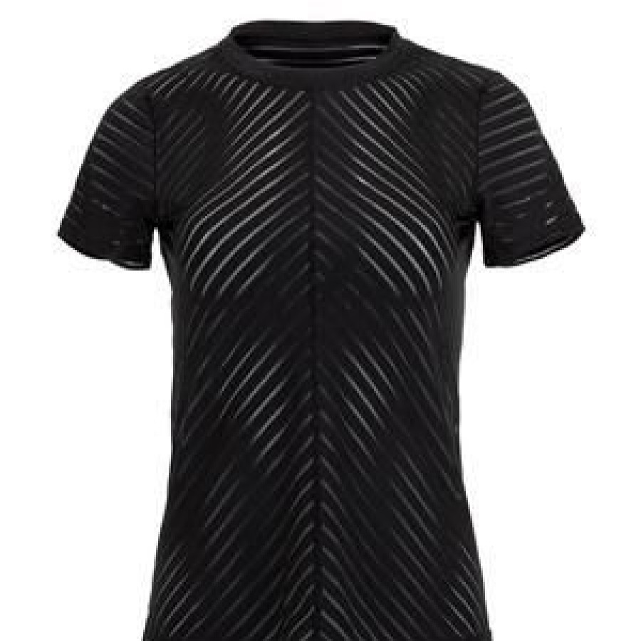 Training * | Tail Women'S Amadea Short Sleeve Tennis Top Onyx