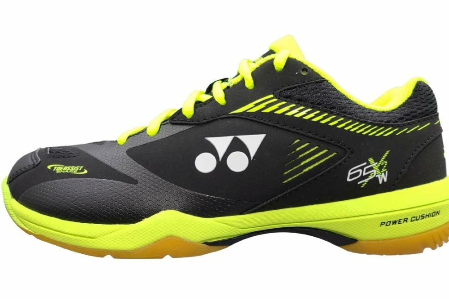 Shoes * | Yonex Power Cushion Shb65X2 Wide Men'S Indoor Black/Yellow