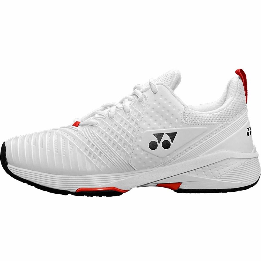 Shoes * | Yonex Men'S Power Cushion Sonicage 3 White/Red