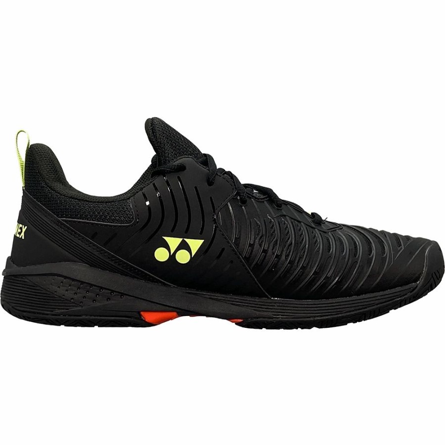 Shoes * | Yonex Men'S Power Cushion Sonicage 3 Black/Lime