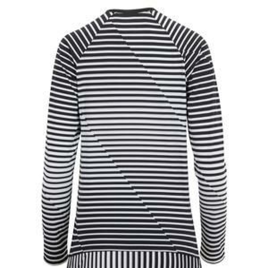 Training * | Tail Women'S Donella Long Sleeve Tennis Top Vertigo Stripe