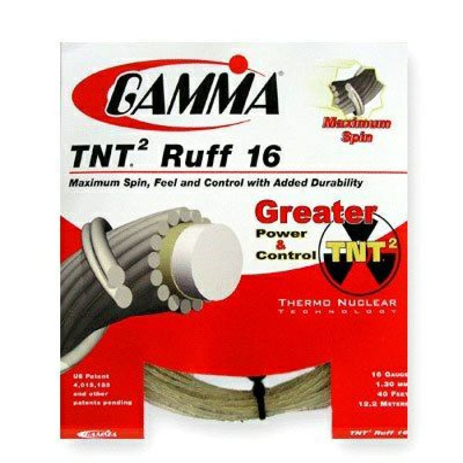 Tennis Strings * | Gamma Tnt2 Ruff Tennis Spin String