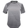 Training * | Tail Women'S Malika Short Sleeve Tennis Top Vertigo Stripe